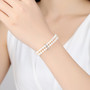 925 Sterling Silver Natural Pearl Bracelet