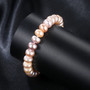 925 Sterling Silver Natural Pearl Bracelet