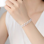 925 Sterling Silver Natural Pearl Bracelet
