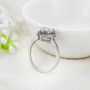 Fashion 18ct White Gold Finish Ring Jewelry