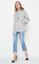 New Fashion Modern Office Striped Pattern Sleeves Blazer