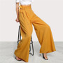 High Waist Palazzo Ruffle Wide Leg Pants Trousers