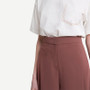 New Fashionable Wide Leg Loose Solid Office Brief Trousers