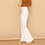 High Waist Straight Pants Office Trousers