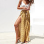 Casual High Waist Wide Leg Beach Pants