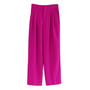 New High Fashion Long Pants Female High Waist Solid Straight Trousers