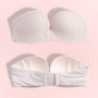 Sexy Lace Invisible Strapless Push Up Backless Lingerie Bra - 1/2 Cup Seamless