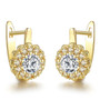 Gold Finish Fashion Jewelry Stud Earrings