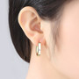 Gold Finish Fashion Jewelry Stud Earrings