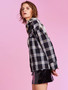 Plaid Cotton Long Sleeve Patchwork