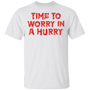 Short-Sleeve Men's 100% Cotton T-Shirt Time To Worry