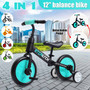 Kids Balance Bike Ultralight Kids Riding Bicycle for 1- 5 Years Baby Walker Scooter Bike Auxiliary wheel No-Pedal Learn To Ride