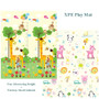 71X79in Baby Mat 0.4in Thickness Cartoon XPE Kid Play Mat Foldable Anti-skid Carpet Children Game Mat