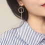 THE SOLACE - CIRCLE PENDANT TASSEL EARRINGS