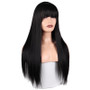 Straight Wig With Bangs Synthetic Hair Wigs®