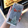 Dynamic Liquid Quicksand Christmas iPhone Case