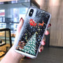 Dynamic Liquid Quicksand Christmas iPhone Case