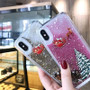 Dynamic Liquid Quicksand Christmas iPhone Case