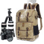 High Capacity Canvas Camera Backpack