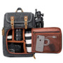 High Capacity Canvas Camera Backpack