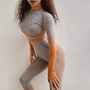 Long Sleeve Crop Top Yoga Set