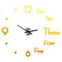 3D Wall Sticker Clock