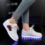 Flower LED Glowing Sneakers