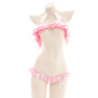 Sofyee Sexy Underwear Three-Point Pink Hollow Maid Underwear