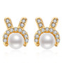 Natural Cultured Freshwater Pearl Earring