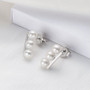 Natural Cultured Freshwater Pearl Earring