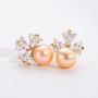 Natural Cultured Freshwater Pearl Earring