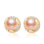 Natural Cultured Freshwater Pearl Earring