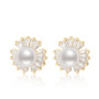 Natural Cultured Freshwater Pearl Earring