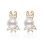 Natural Cultured Freshwater Pearl Earring