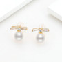 Natural Cultured Freshwater Pearl Earring