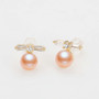 Natural Cultured Freshwater Pearl Earring