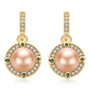 Natural Cultured Freshwater Pearl Earring