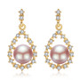 Natural Cultured Freshwater Pearl Earring