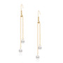 Natural Cultured Freshwater Pearl Earring