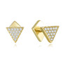 14K Solid Gold Stud Earrings Exclusively Handcrafted 0.2 Carat Natural Diamond (H-F Color, VS1-VS2 Clarity)