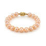 9-10mm Peach Freshwater Pearl Bracelet - AAAA Quality