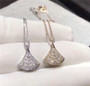 Skirt Shape Created Diamond Pendant Necklace