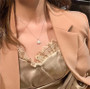 Skirt Shape Created Diamond Pendant Necklace