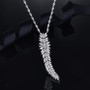 925 Silver Feather Pendant Necklace