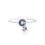 Round Created White Sapphire Wind Chime Bracelet