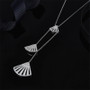 Simple Fashion Pin Pendant 925 Sterling Silver Necklace