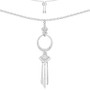 Created Diamond Long Pendant Necklaces