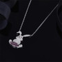 Sterling Silver Bunny Pendant Necklace