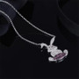 Sterling Silver Bunny Pendant Necklace