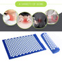 Massager Cushion Massage Yoga Mat Acupressure Relieve Stress Back Body Pain Spike Mat Acupuncture Massage Yoga Mat with Pillow